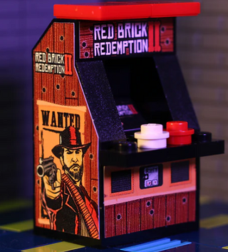Red Brick Redemption II Arcade Game Building Kit B3 Customs