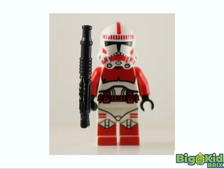 Shock Trooper Red Star Wars Custom Printed LEGO Minifigure Custom minifigure BigKidBrix   