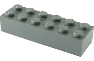 Brick 2x6, Part# 2456 Part LEGO® Dark Bluish Gray  