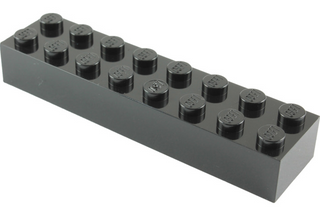Brick 2x8, Part# 3007 Part LEGO® Black  