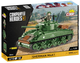 COBI COMPANY OF HEROES 3 Sherman M4A1 Tank: Set #3044 Cobi Kit Cobi Toys