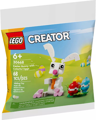 Easter Bunny with Colorful Eggs polybag, 30668 Building Kit LEGO®   