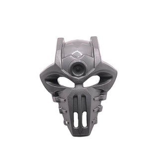 Bionicle Mask Skull Narrow, Part# 20478 Part LEGO® Flat Silver