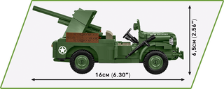 COBI 37mm GMC M6 Fargo Vehicle: Set #3116 Cobi Kit Cobi Toys