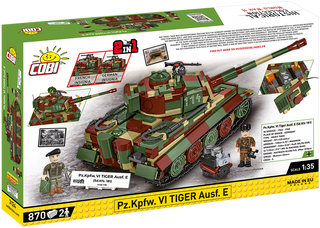 COBI Pz.Kpfw. VI Tiger Ausf. E Tank : Set #3124 Cobi Kit Cobi Toys