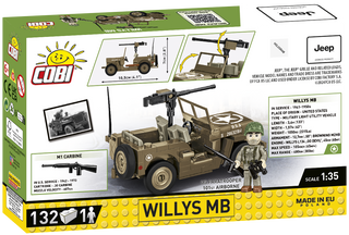 COBI JEEP Willys MB Vehicle : Set #3133 Cobi Kit Cobi Toys