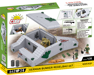 COBI Regelbau 667 German Bunker : Set #3136 Cobi Kit Cobi Toys
