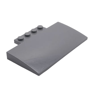 Slope, Curved 5 x 8 x 2/3 with 4 Studs, Part# 15625 Part LEGO® Dark Bluish Gray