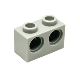 Technic, Brick 1x2 with Holes, Part# 32000 Part LEGO® Light Bluish Gray
