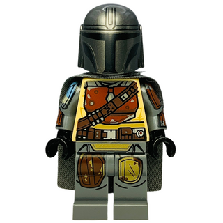 Din Djarin - Brown Durasteel Armor, sw1242 (with Arm Printing, Detailed Helmet) Minifigure LEGO® Like New