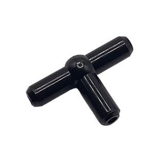 Pneumatic T Piece Second Version (T Bar with Ball in Center), Part# 4697b Part LEGO® Black