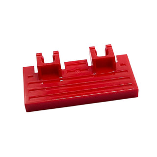 Hinge Train Gate 2 x 4 Locking Dual 2 Fingers without Rear Reinforcements, Part# 92092 Part LEGO® Red