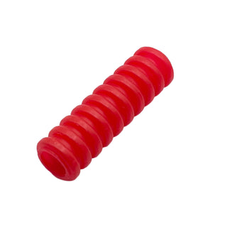 Hose, Ribbed 7mm D. 3L / 2.4 cm, Part# 78c03 Part LEGO® Red