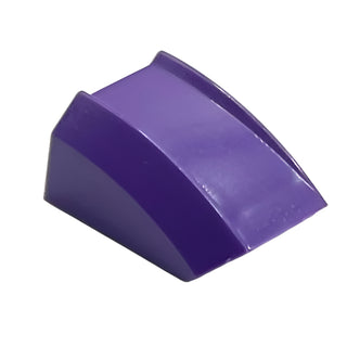 Slope, Curved 2x2 Lip, Part# 30602 Part LEGO® Dark Purple