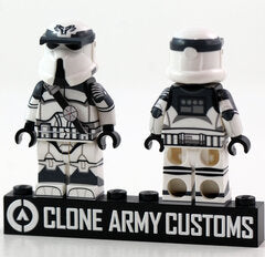 Driver Wolfpack Trooper (Dark Gray)- CAC Custom minifigure Clone Army Customs