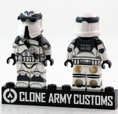 Driver Wolfpack Trooper (Dark Gray)- CAC Custom minifigure Clone Army Customs   