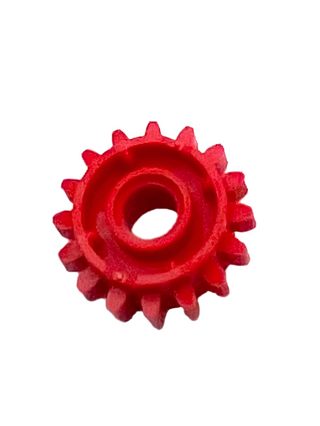 Technic, Gear 16 Tooth with Clutch on Both Sides, Part# 18946 Part LEGO® Red