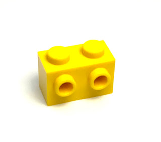 Brick, Modified 1x2 with Studs on 1 Side, Part# 11211 Part LEGO® Yellow 1 Part