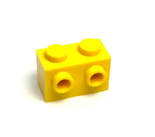Brick, Modified 1x2 with Studs on 1 Side, Part# 11211 Part LEGO® Yellow  