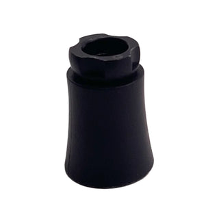 Plant, Palm Tree Trunk - Short Connector, Axle Hole with 2 Inside Prongs, Part# 2536d Part LEGO® Black