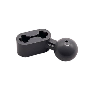 Technic, Liftarm, Modified Ball Joint Angled 1 x 2, Part# 50923 Part LEGO® Dark Bluish Gray