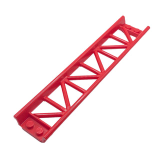Roller Coaster Straight 16L, Part# 25059 Part LEGO® Red
