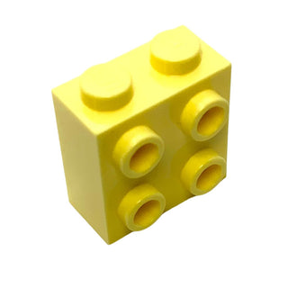 Brick, Modified 1x2x1 2/3 with Studs on Side, Part# 22885 Part LEGO® Bright Light Yellow