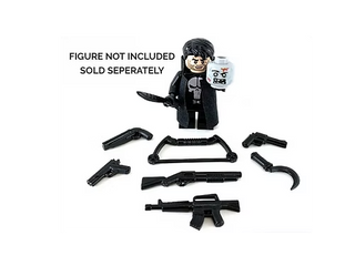 Zombie Killer Black Weapon Pack Custom, Accessory BigKidBrix
