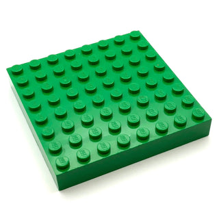Brick 8x8, Part# 4201 Part LEGO® Green Very Good