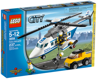 Police Helicopter, 3658 Building Kit LEGO®
