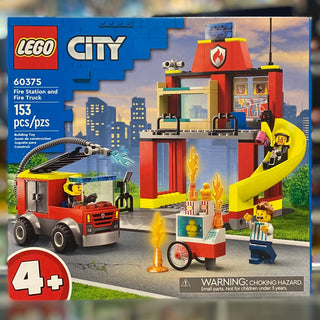 Fire Station and Fire Truck, 60375 Building Kit LEGO®