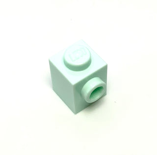 Brick, Modified 1x1 with Stud on Side, Part# 87087 Part LEGO® Light Aqua 1 Part