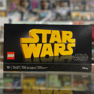 Brick-Built Star Wars Logo, 75407 Building Kit LEGO®