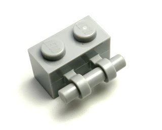 Brick, Modified 1x2 with Bar Handle on Side, Part# 30236 Part LEGO® Light Bluish Gray  