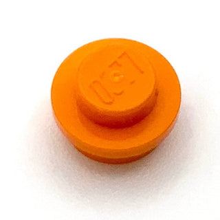 Plate Round 1x1, Part# 4073 Part LEGO® Orange
