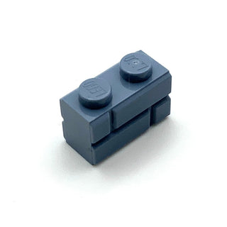 Brick, Modified 1x2 with Masonry Profile, Part# 98283 Part LEGO® Sand Blue 1 Part