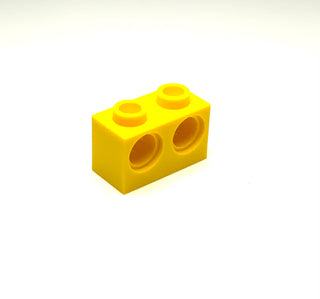 Technic, Brick 1x2 with Holes, Part# 32000 Part LEGO® Yellow  