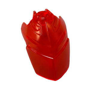 Hero Factory Helmet Visor with Clip, Part# 11269 Part LEGO® Trans-Neon Orange