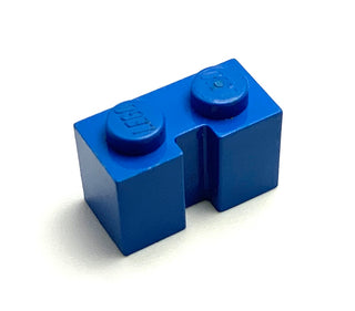 Brick, Modified 1x2 with Channel, Part# 4216 Part LEGO® Blue
