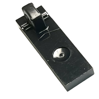 Hinge Tile 1 x 3 Locking with 1 Finger on Top, Part# 44300 Part LEGO® Black