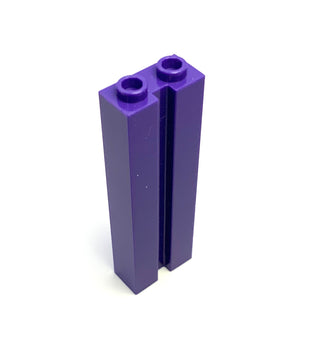 Brick, Modified 1x2x5 with Channel, Part# 88393 Part LEGO® Dark Purple