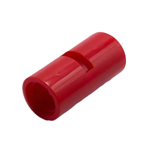 Technic, Pin Connector Round 2L with Slot (Pin Joiner Round), Part# 62462 Part LEGO® Red
