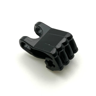 Hero Factory Fist with Axle Hole - 4 Fingers, Part# 93575 Part LEGO® Black