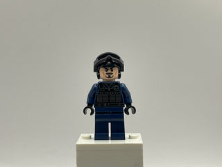 SHIELD Agent - Tony Stark, Tactical Vest, Black Helmet and Goggles, sh0919 Minifigure LEGO®
