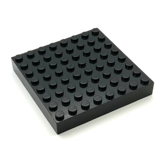 Brick 8x8, Part# 4201 Part LEGO® Black Very Good