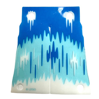 Waterfall Plastic Sheet for Set 60160 - (6185533), Part# 60160pls01 Part LEGO® Very Good