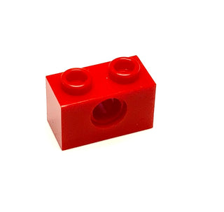 Technic, Brick 1x2 with Hole, Part# 3700 Part LEGO® Red