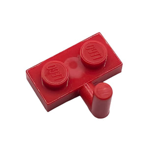 Plate, Modified 1x2 with Bar Arm Up (Horizontal Arm 6mm), Part# 4623a Part LEGO® Red