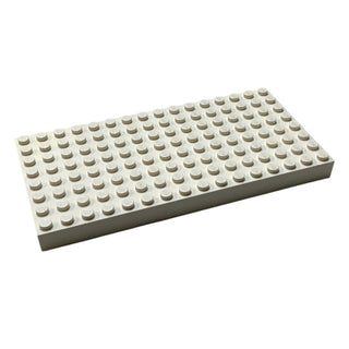 Brick 8 x 16, Part# 4204 Part LEGO® White Very Good