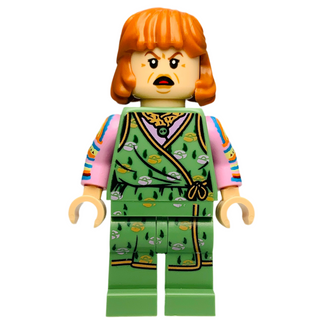 Molly Weasley - Sand Green Floral Robe, hp508 Minifigure LEGO® Like New